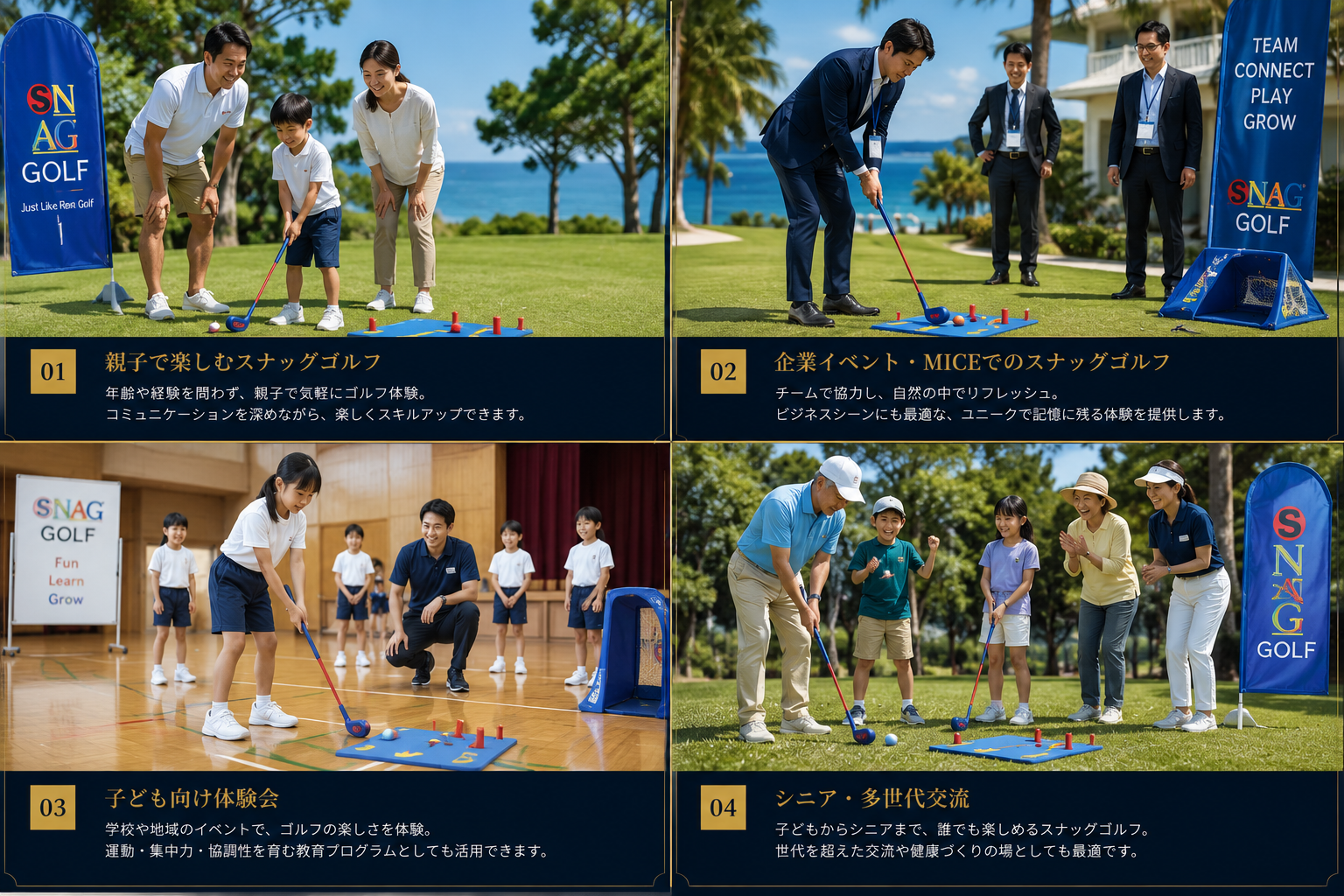 スナッグゴルフ利用シーン